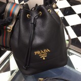 Prada Womens Bags Shoulder Messenger Bags Luxury Cross Body Handbag Calfskin leather with naOrigil Box