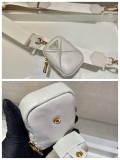 Prada Womens Bags Shoulder Messenger Bags Luxury Cross Body Handbag Calfskin leather with naOrigil Box