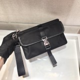 Prada Womens Bags Shoulder Messenger Bags Luxury Cross Body Handbag Calfskin leather with naOrigil Box