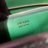 Prada Womens Bags Shoulder Messenger Bags Luxury Cross Body Handbag Calfskin leather with naOrigil Box