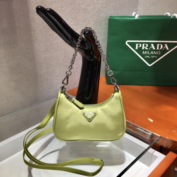 Prada Womens Bags Shoulder Messenger Bags Luxury Cross Body Handbag Calfskin leather with naOrigil Box