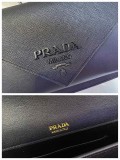 Prada Womens Bags Shoulder Messenger Bags Luxury Cross Body Handbag Calfskin leather with naOrigil Box