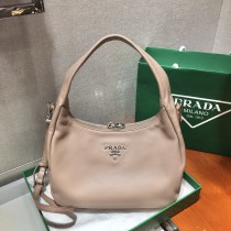 Prada Womens Bags Shoulder Messenger Bags Luxury Cross Body Handbag Calfskin leather with naOrigil Box