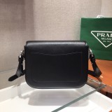 Prada Womens Bags Shoulder Messenger Bags Luxury Cross Body Handbag Calfskin leather with naOrigil Box