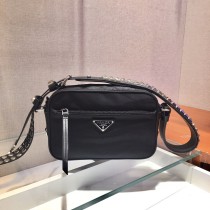 Prada Womens Bags Shoulder Messenger Bags Luxury Cross Body Handbag Calfskin leather with naOrigil Box