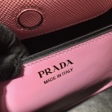 Prada Womens Bags Shoulder Messenger Bags Luxury Cross Body Handbag Calfskin leather with naOrigil Box