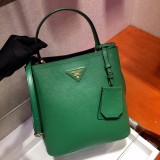 Prada Womens Bags Shoulder Messenger Bags Luxury Cross Body Handbag Calfskin leather with naOrigil Box