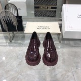 Alexander McQueen autumn and winter new fashion Loafers shoelaces in original original box