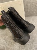 Alexander McQueen platform Martin boots luxury brand with original box