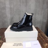 Alexander McQueen short boots loafers Martin boots wool in original original box