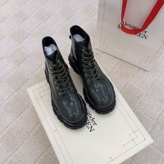 Alexander McQueen new calfskin Martin boots in original box