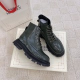 Alexander McQueen new calfskin Martin boots in original box