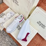 Alexander McQueen latest platform white shoelaces in original box