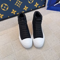 Alexander McQueen High-Top Platform Canvas Shoelaces Original Box