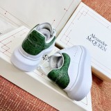 Alexander McQueen latest platform white shoelaces in original box