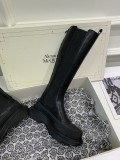 Alexander McQueen latest Chelsea platform boots with original original box