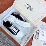 Alexander McQueen high-top platform round toe canvas laces in original box