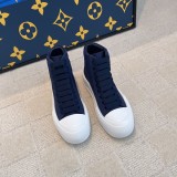 Alexander McQueen High-Top Platform Canvas Shoelaces Original Box