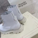 Alexander McQueen new calfskin Martin boots in original box