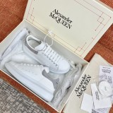 Alexander McQueen latest platform white shoelaces in original box