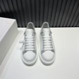 Alexander McQueen latest platform white shoelaces in original box