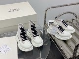 Alexander McQueen high-top round toe casual sneakers in original original box