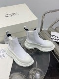 Alexander McQueen high-top round toe casual sneakers in original original box