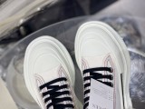 Alexander McQueen high-top round toe casual sneakers in original original box