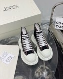 Alexander McQueen high-top round toe casual sneakers in original original box