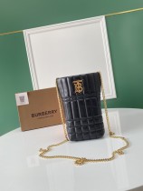 Burberry  Womens Bags Shoulder Messenger Bags Luxury Cross Body Handbag Calfskin leather with naOrigil Box