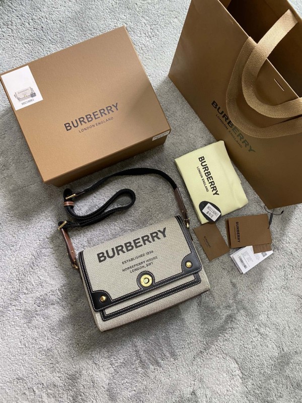 Burberry  Womens Bags Shoulder Messenger Bags Luxury Cross Body Handbag Calfskin leather with naOrigil Box