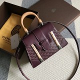 Goyard Womens Bags Shoulder Messenger Bags Luxury Cross Body Handbag Calfskin leather with naOrigil Box