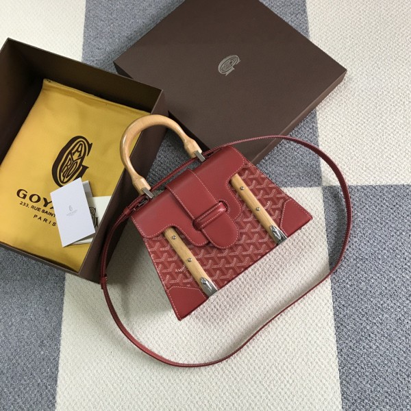 Goyard Womens Bags Shoulder Messenger Bags Luxury Cross Body Handbag Calfskin leather with naOrigil Box