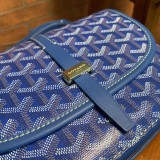 Goyard Womens Bags Shoulder Messenger Bags Luxury Cross Body Handbag Calfskin leather with naOrigil Box