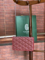 Goyard Womens Bags Shoulder Messenger Bags Luxury Cross Body Handbag Calfskin leather with naOrigil Box