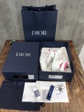 Dior Oblique Jacquard Dior B27 High-TOP sneakers Smooth Calfskin shoes