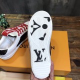 Louis Vuitton low-top couple's small white shoes series with original box