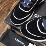 Chanel 21k Classic Panda Shoes Casual Sneakers Laces Original Box