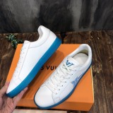 Louis Vuitton men's 2021 spring and autumn new white shoelace original box