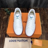 Louis Vuitton men's 2021 spring and autumn new white shoelace original box