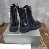 Balenciaga Autumn/Winter new lace-up martin boots with original box