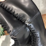 Balenciaga autumn and winter new two-piece lace-up martin boots with original box