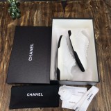 Chanel Ladies Canvas Panda Shoes Fabric Sneakers Laces Original Box