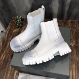 Balenciaga Women's Fall Winter New Lace-Up Martin Boots with Original Box