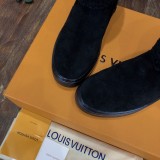 Louis Vuitton women's shoes 20ss autumn and winter new wool short boots with original box