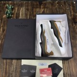 Valentino men's imported cowhide mercerized fabric daddy shoelace original box