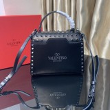 Valentino Womens Bags Shoulder Messenger Bags Luxury Cross Body Handbag Calfskin leather with naOrigil Box