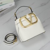 Valentino Womens Bags Shoulder Messenger Bags Luxury Cross Body Handbag Calfskin leather with naOrigil Box