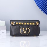 Valentino Womens Bags Shoulder Messenger Bags Luxury Cross Body Handbag Calfskin leather with naOrigil Box