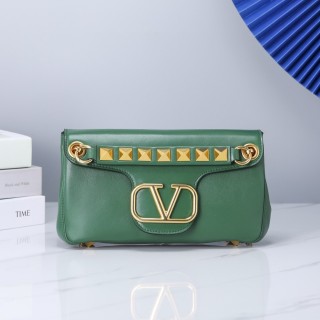 Valentino Womens Bags Shoulder Messenger Bags Luxury Cross Body Handbag Calfskin leather with naOrigil Box